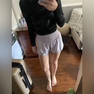 Aerie Offline light purple shorts!